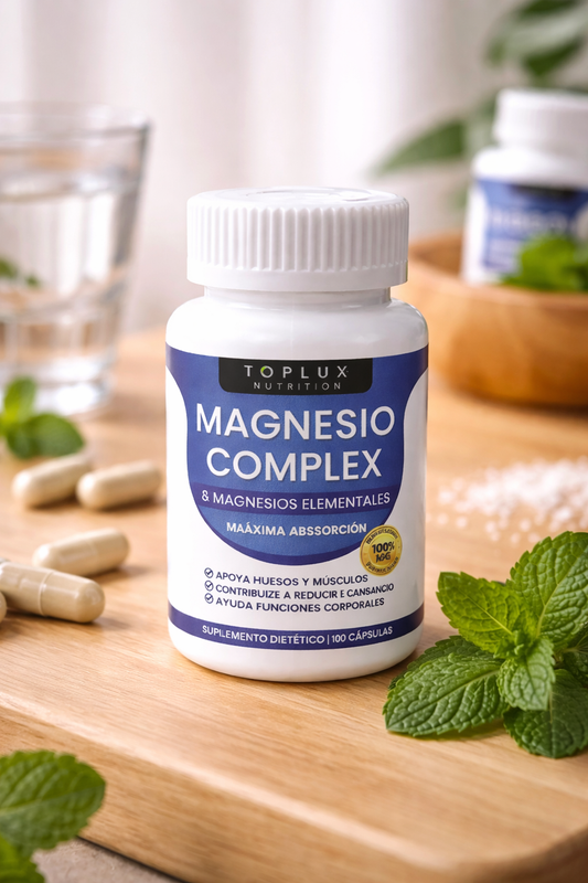 2x1 Magnesio Suplemento 8 Elemental 1000mg